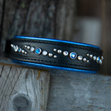 Ridge, 1.25" Wide Custom Leather Dog Collar