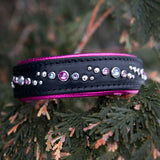 Ridge, 1.25" Wide Custom Leather Dog Collar
