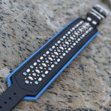 Mia, 2" Wide Custom Leather Dog Collar