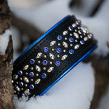 Mia, 2" Wide Custom Leather Dog Collar