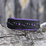 Ridge, 1.25" Wide Custom Leather Dog Collar