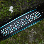 Aurora-wide-black-leather-dog-collar