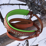 Micro Mardi Gras French Martingale Leash, size 16-19"