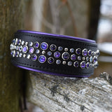 Ganymede, 2" Wide Custom Leather Dog Collar