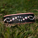 Wave, 1.5" wide with Peach Sparkle Padding