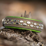 Mini Hex, 1.5" wide, various sizes Dog Collar