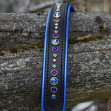 Pulsar, 1.25" Wide Custom Leather Dog Collar