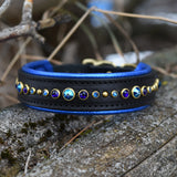 Pulsar, 1.25" Wide Custom Leather Dog Collar