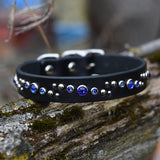 Ridge, 3/4" Wide Custom Leather Dog Collar