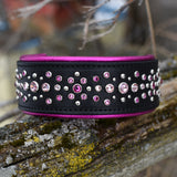 Stellar, 2" Wide Custom Leather Dog Collar